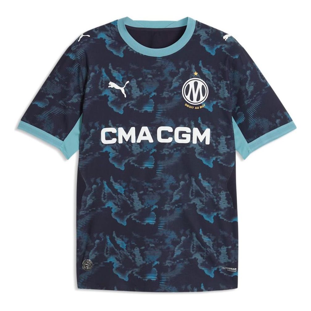PUMA Olympique De Marseille 26 27 Authentic Away Jersey 'Blue' 784262-02