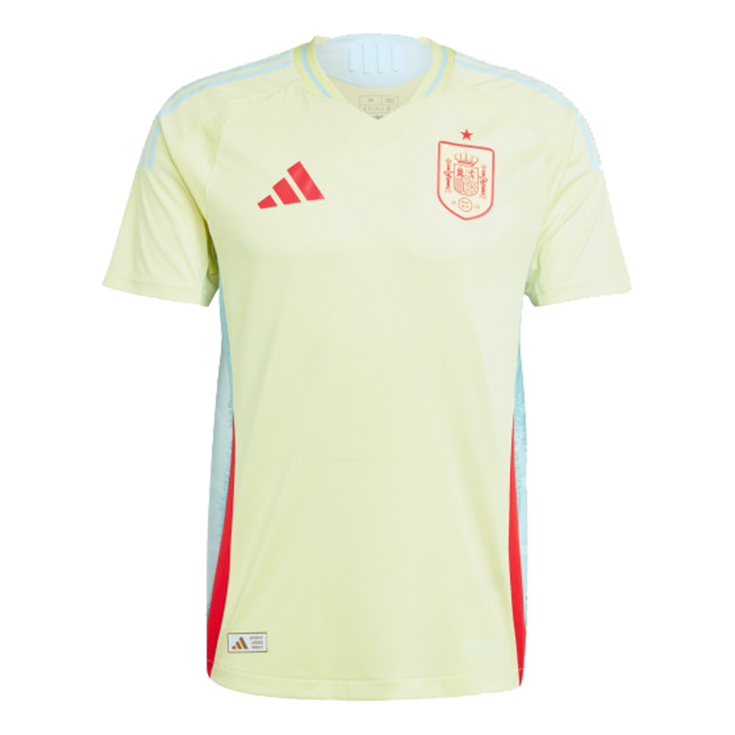 adidas Spain 24 Away Authentic Soccer Asia Sizing 'Yellow' IS9034