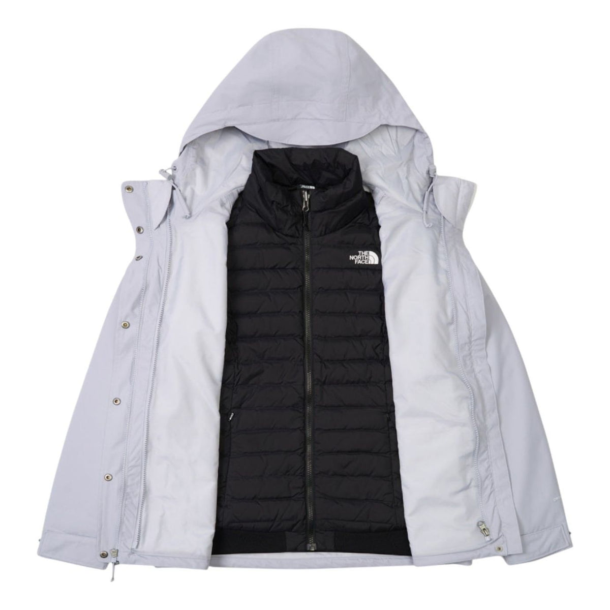 (WMNS) THE NORTH FACE Dryvent Waterproof 3-in-1 Jacket 'Blue Flax Black' NF0A8GK7-D0P