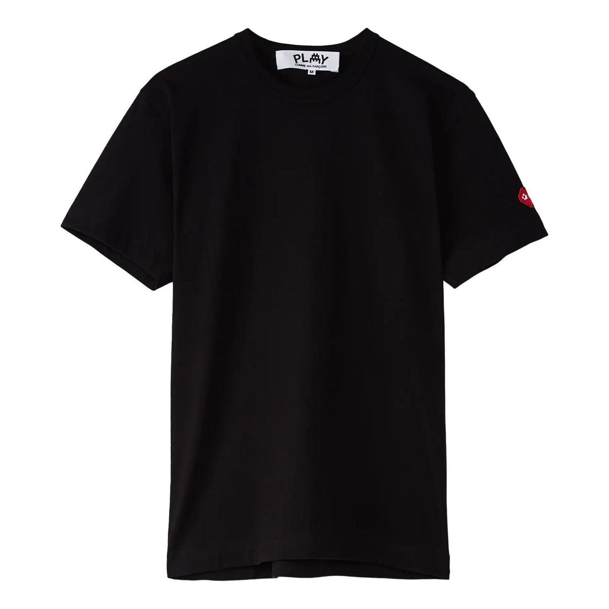 COMME des GARCONS PLAY FW25 Double Heart T-Shirt 'Black' AZ-T328-051-1