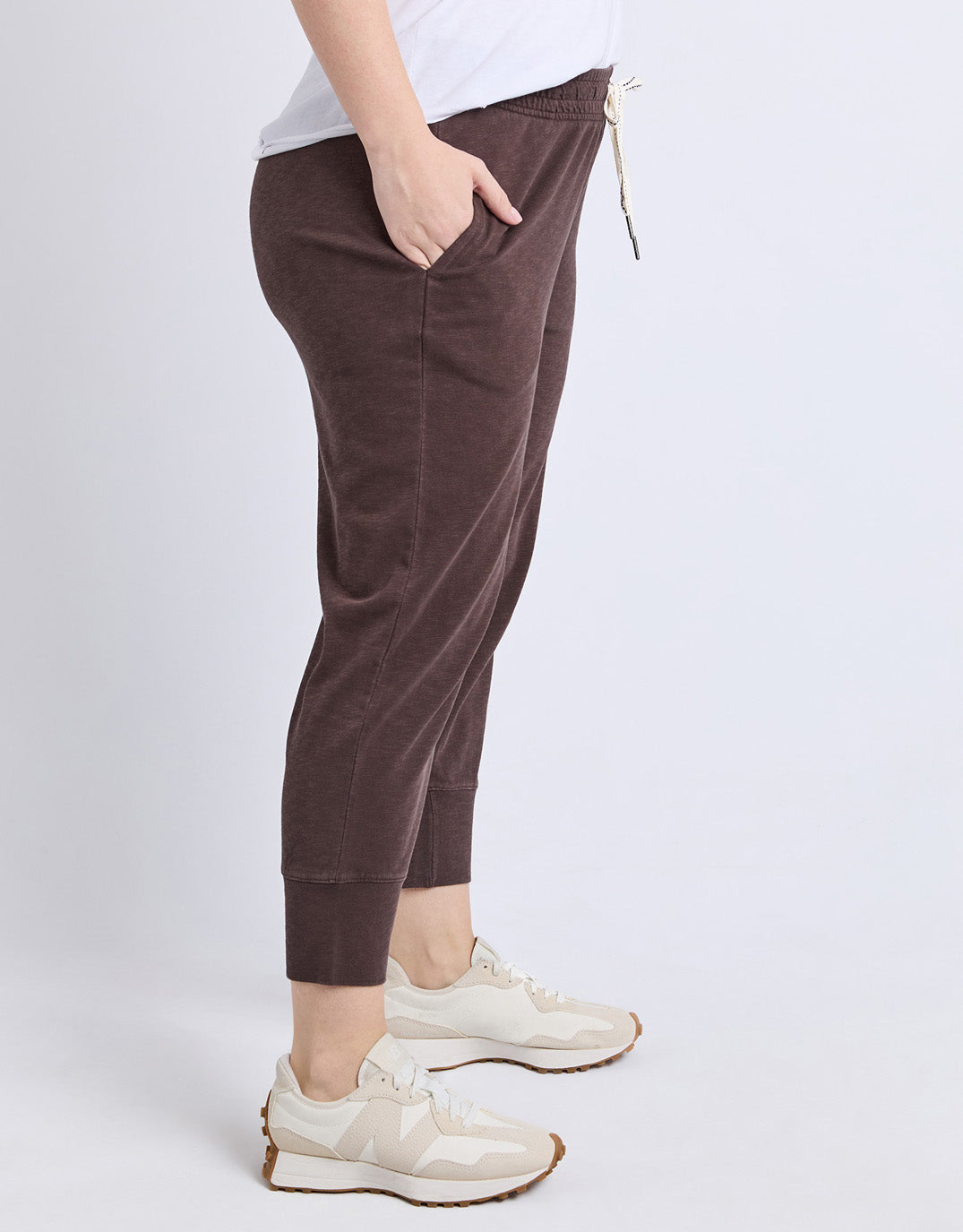 3/4 Brunch Pant - Coffee