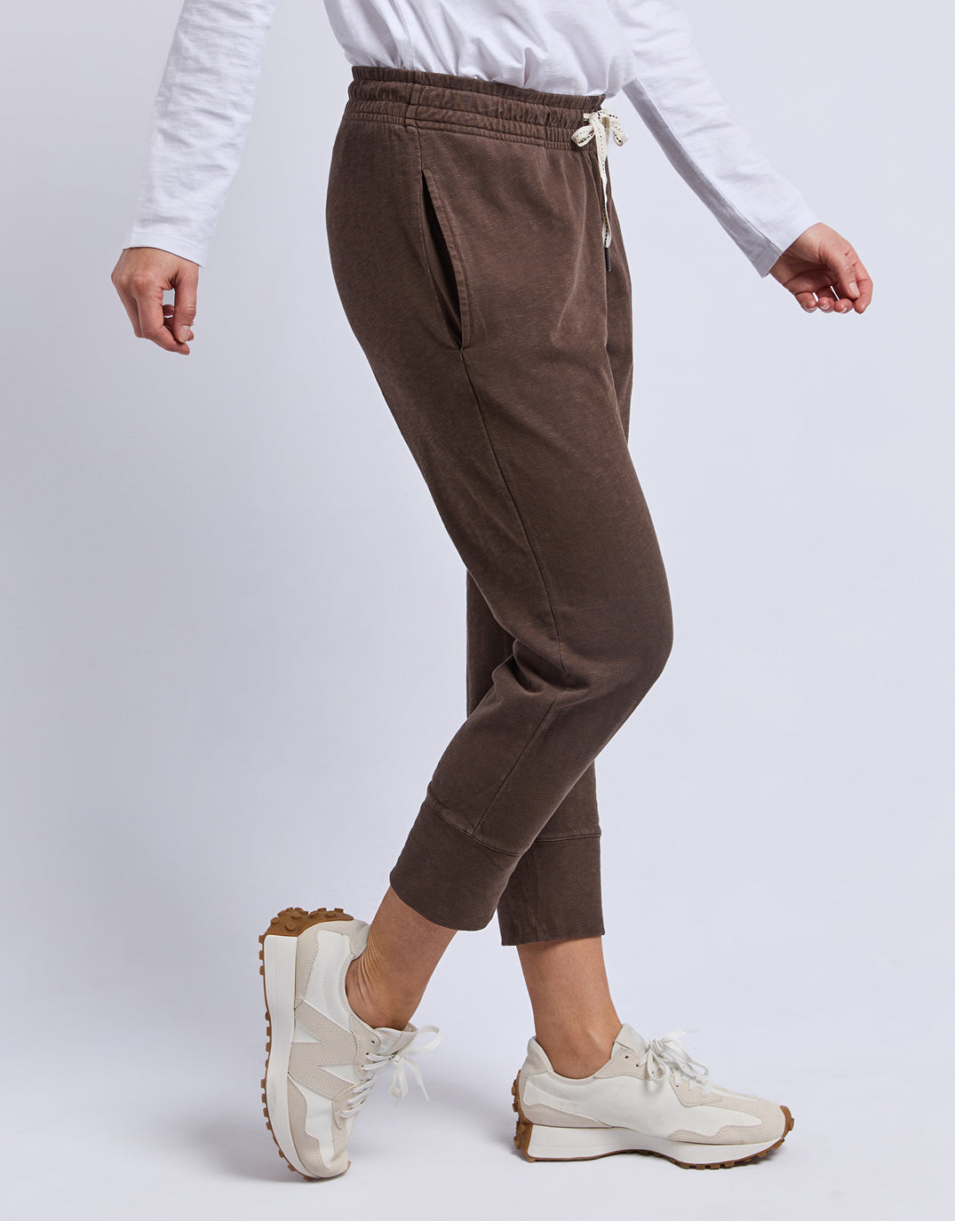 3/4 Brunch Pant - Coffee