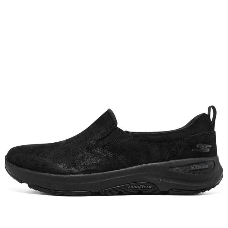 (WMNS) Skechers Go Walk Outdoors 'Mountain Vie - Pure Black' 124427-BBK