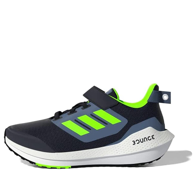 (GS) adidas EQ21 Run 2.0 Bounce Sport Running 'Black Solar Green' GY4366