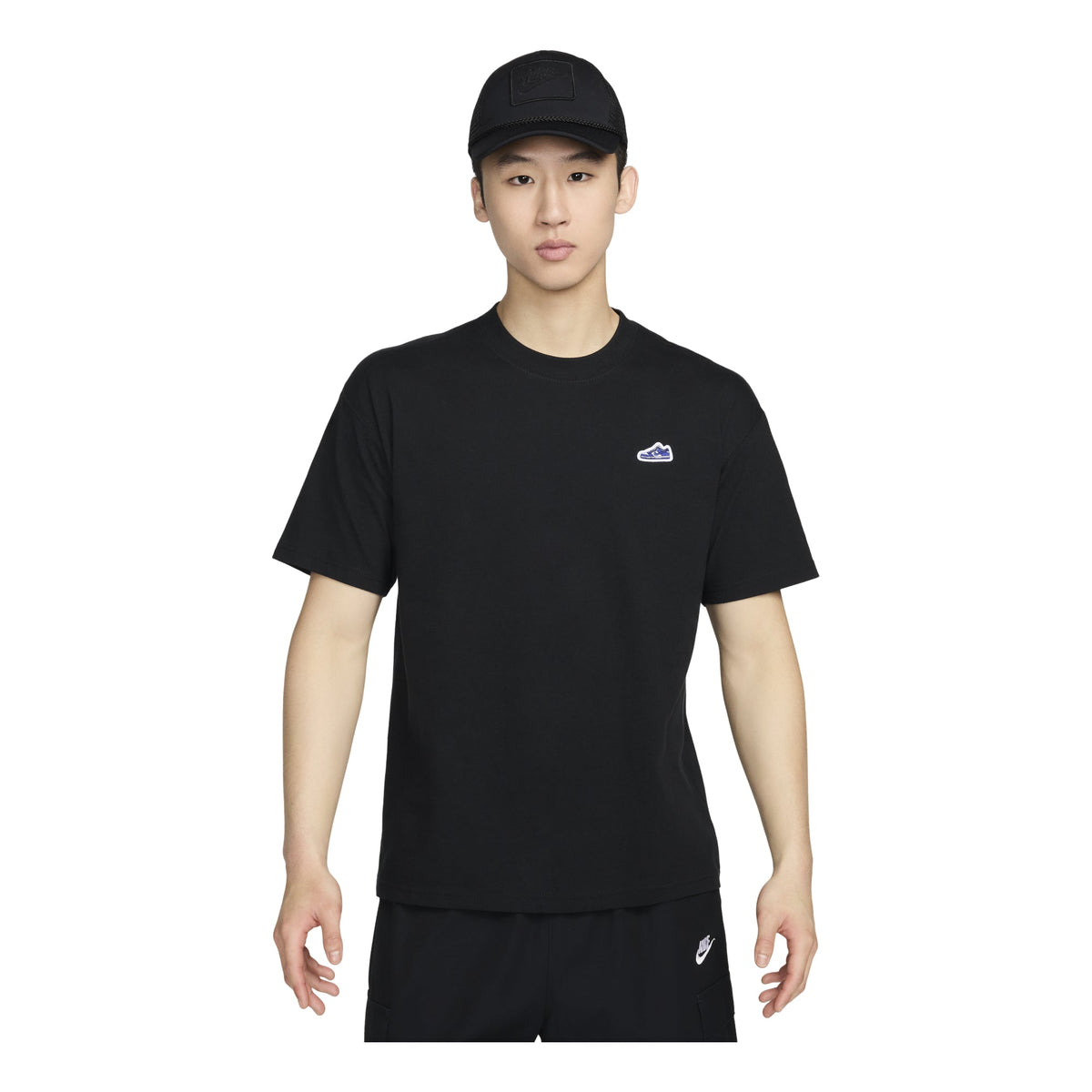 Nike Sportswear Dunk Patch T-shirt Asia Sizing 'Black' FV3752-010