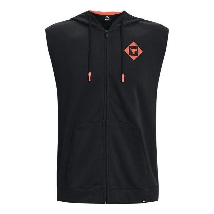 Under Armour Project Rock Sleeveless Hoodie 'Black Multi' 1377434-001