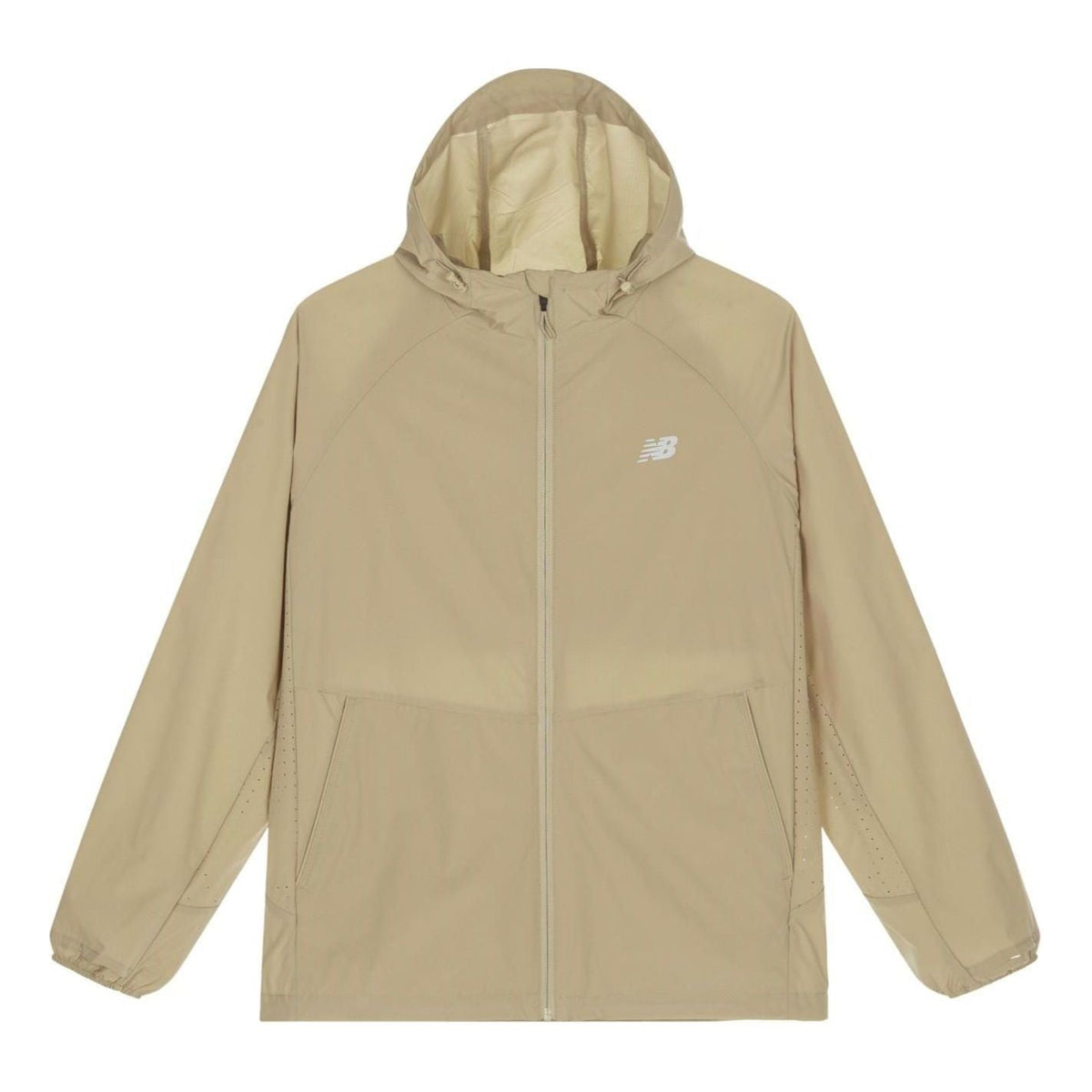 New Balance Asia Sizing 'Runners Aren't Normal' Hooded Jacket 'Khaki' NAE24101-BWN