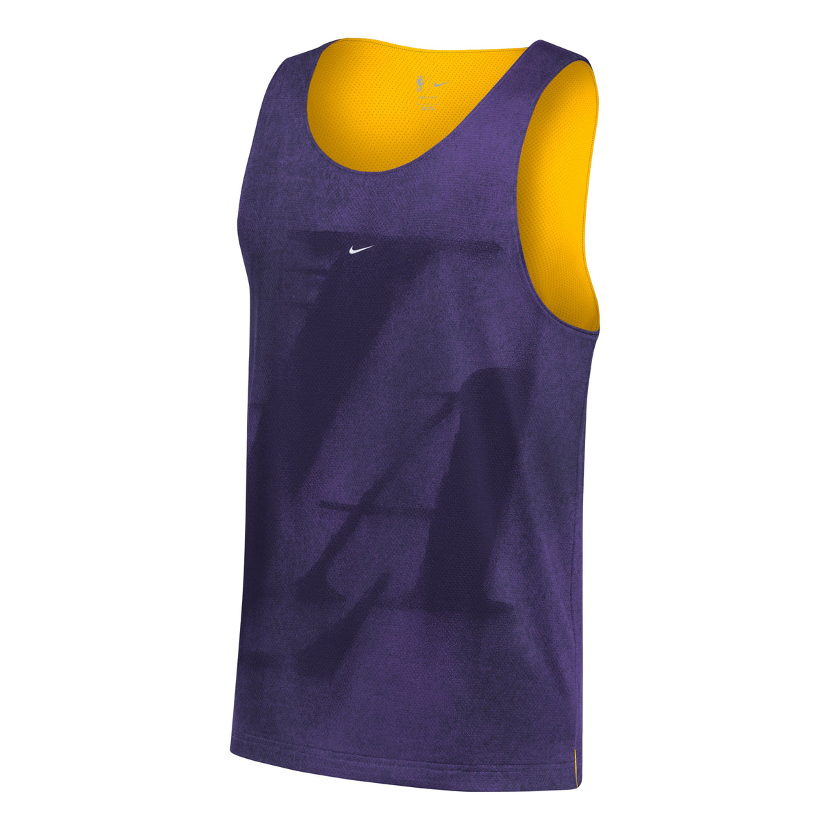 Nike Los Angeles Lakers Standard Issue Jersey 'Field Purple Amarillo' II5567-504 - Nike Professional Edition