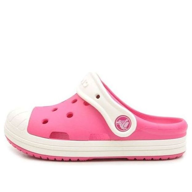 (PS) Crocs Small Crocs Outdoor Flat Heel Sports Pink Sandals 202282-6MI