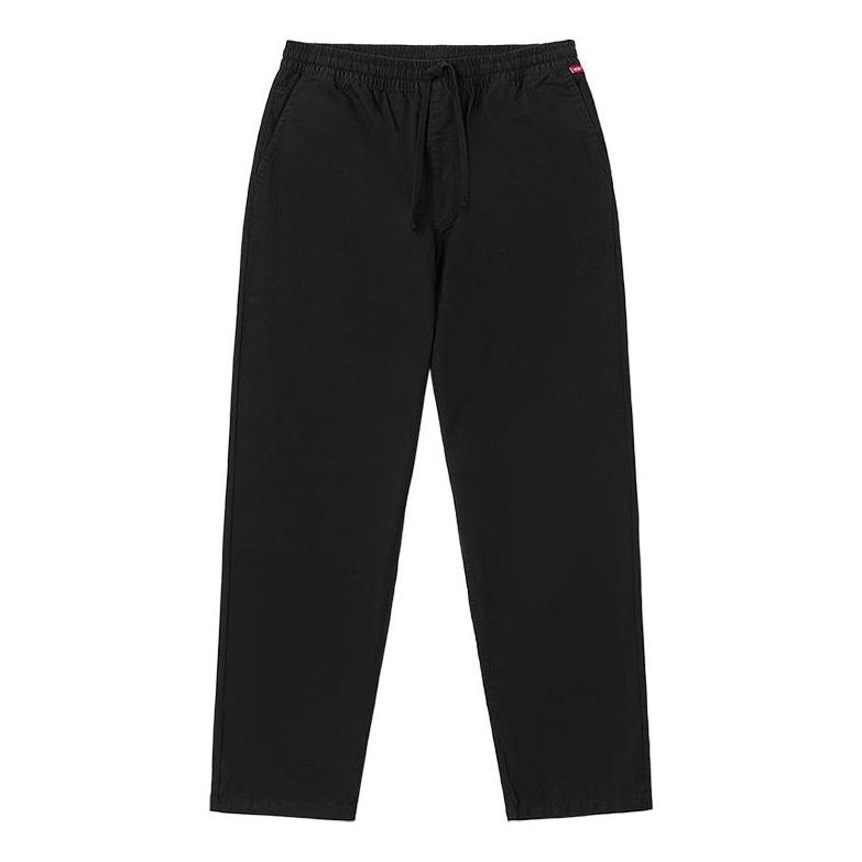 Vans Range Baggy Tapered Elastic Waist Trousers 'Black' VN00000DBLK
