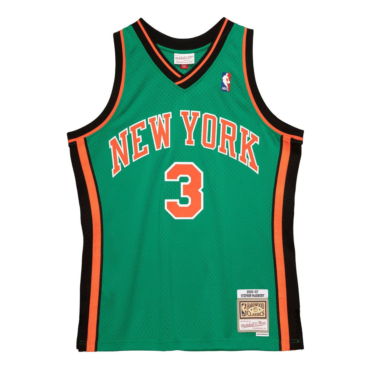 Mitchell & Ness x NBA New York Knicks 2006-07 Swingman Jersey 'Stephon Marbury 3' SMJYGS20012-NYKKYGN06SMB