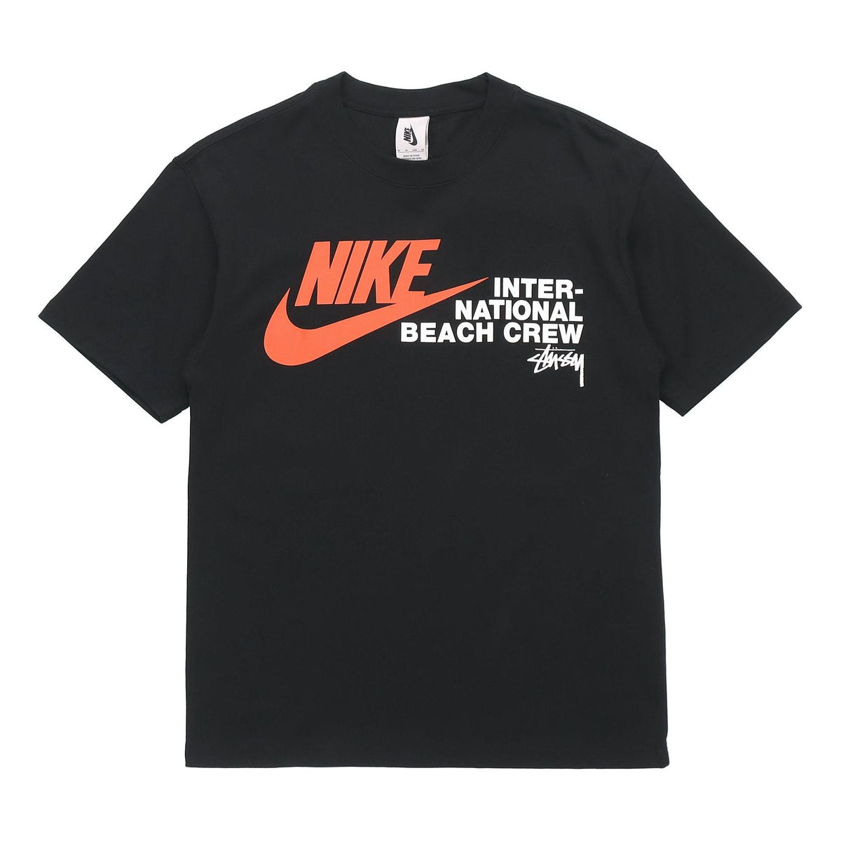 Stussy x Nike Crossover Alphabet Logo Sports Short Sleeve Unisex Black DD3071-010