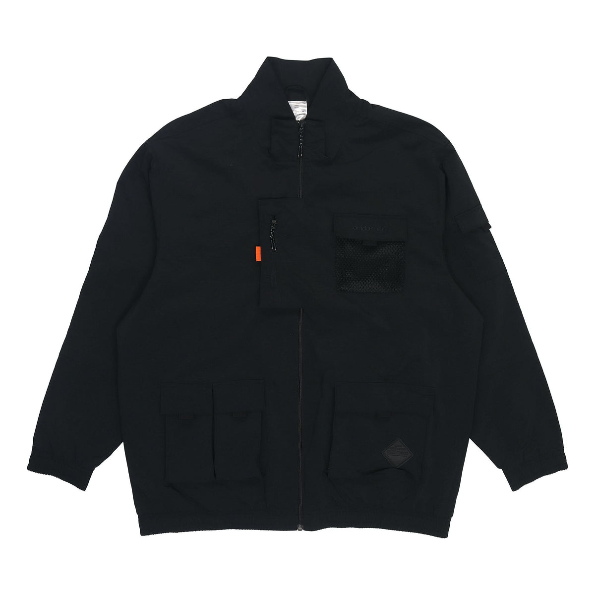 adidas neo W Cg T1 Outdoor Cargo Multiple Pockets Sports Logo Jacket Black HE7940