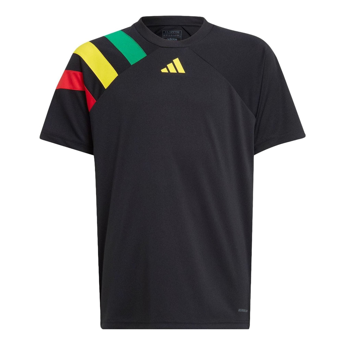 (GS) adidas Fortore 23 Jersey Asia Sizing 'Black Green Yellow' IK5730