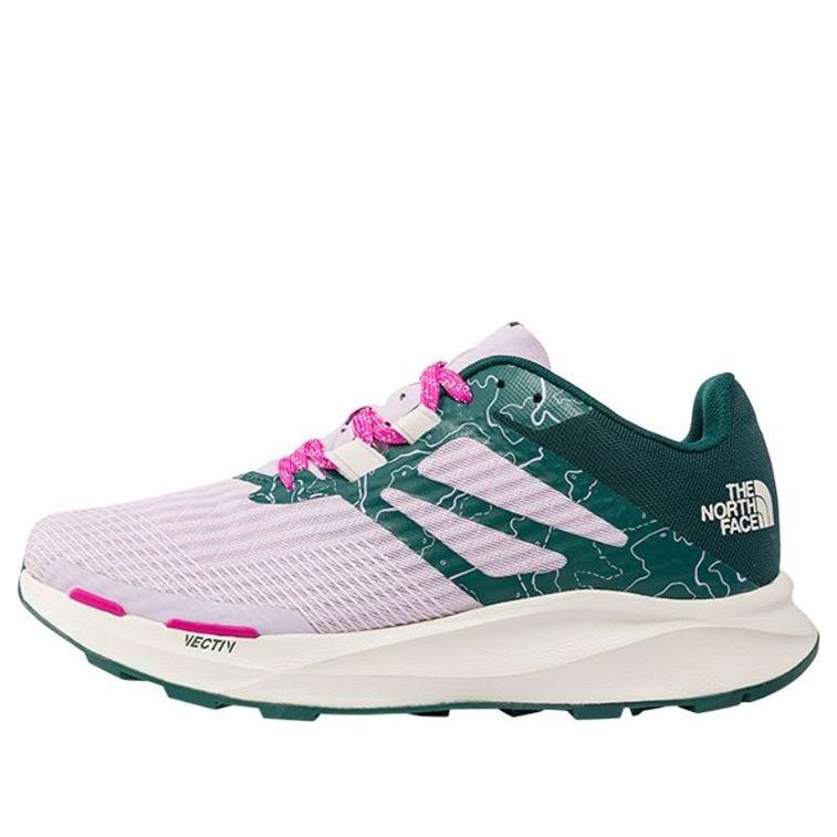 (WMNS) THE NORTH FACE Vectiv Eminus Running Shoes ' Ponderosa Green Valley Topo Print Lavender Fog' 5G3M-9Y8
