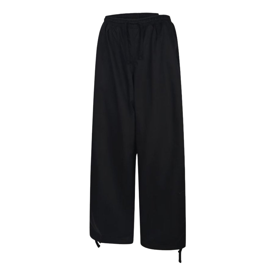 (WMNS) Nike Sportswear Wide-Leg Low-Waisted Trousers 'Black' IM8410-010 - Nike Professional Edition