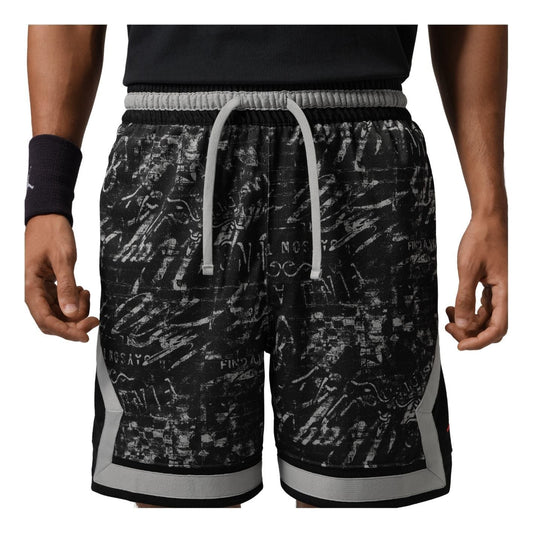 Air Jordan Sport Dri-Fit Diamond Shorts Asia Sizing 'Black Light Smoke Grey' IU7879-010 - Jordan Professional Edition