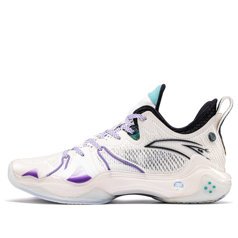 ANTA x Courtman Shock Wave 4 Pro 'White Purple Black' 112241111-6