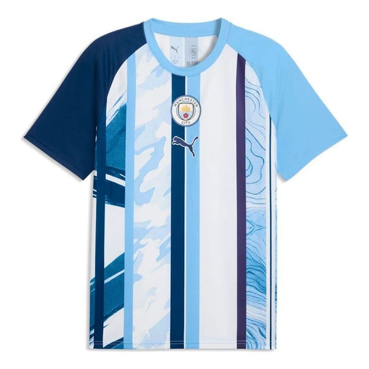 PUMA x Manchester City Warmup Jersey 'PUMA White Blazing Blue' 786251-06 - PUMA Professional Edition