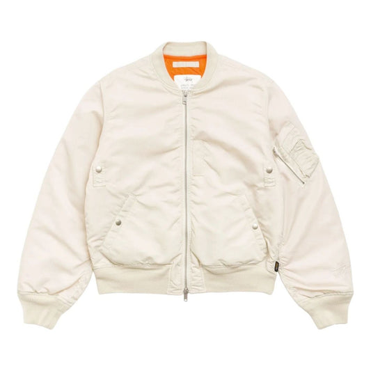 Stussy Ma-1 Bomber Jacket 'Bone' 115955-BONE - Stussy Professional Edition