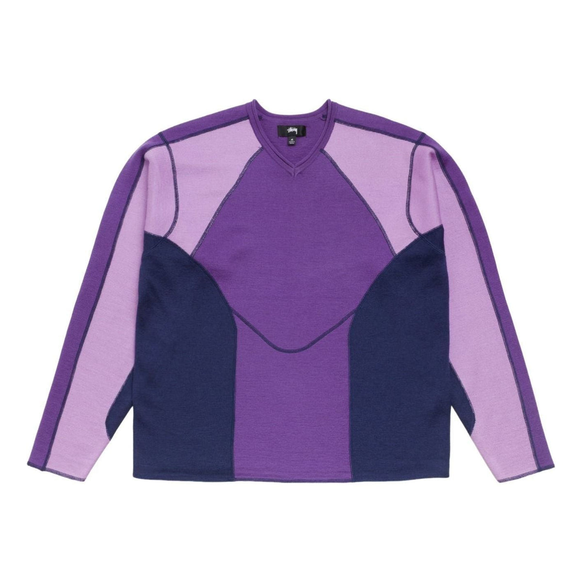 Stussy Wave Knit Sweater 'Lavender' 117312-LAVE - Stussy Professional Edition