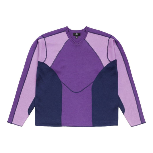Stussy Wave Knit Sweater 'Lavender' 117312-LAVE - Stussy Professional Edition