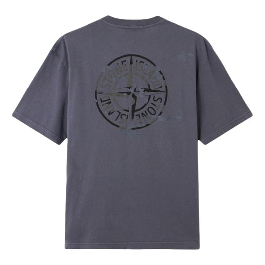 STONE ISLAND 2100001 Camo Compass T-Shirt 'Blue Grey' L1S152100001S0E14V002D