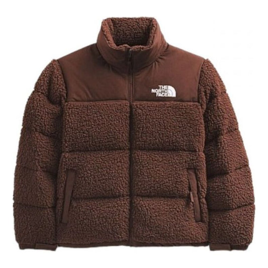 THE NORTH FACE High Pile 600 Fill Recycled Waterfowl Down Nuptse Jacket 'Dark Oak' NF0A5A84-6S2