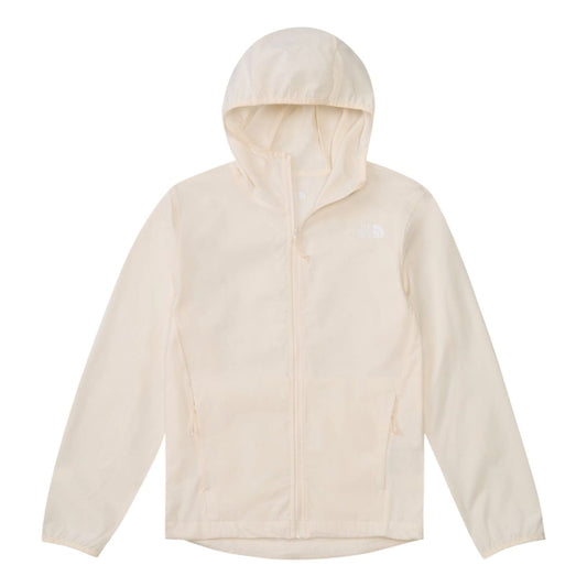 (WMNS) THE NORTH FACE DWR Water-Repellent Hooded Windproof Jacket 'Off White' 8BW9QLI