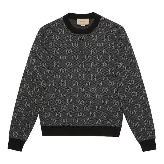 Gucci GG Wool Jacquard Sweater 'Grey' 761549-XKDK5-1230