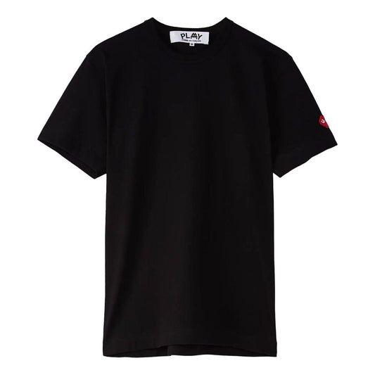 COMME des GARCONS PLAY FW25 Double Heart T-Shirt 'Black' AZ-T328-051-1