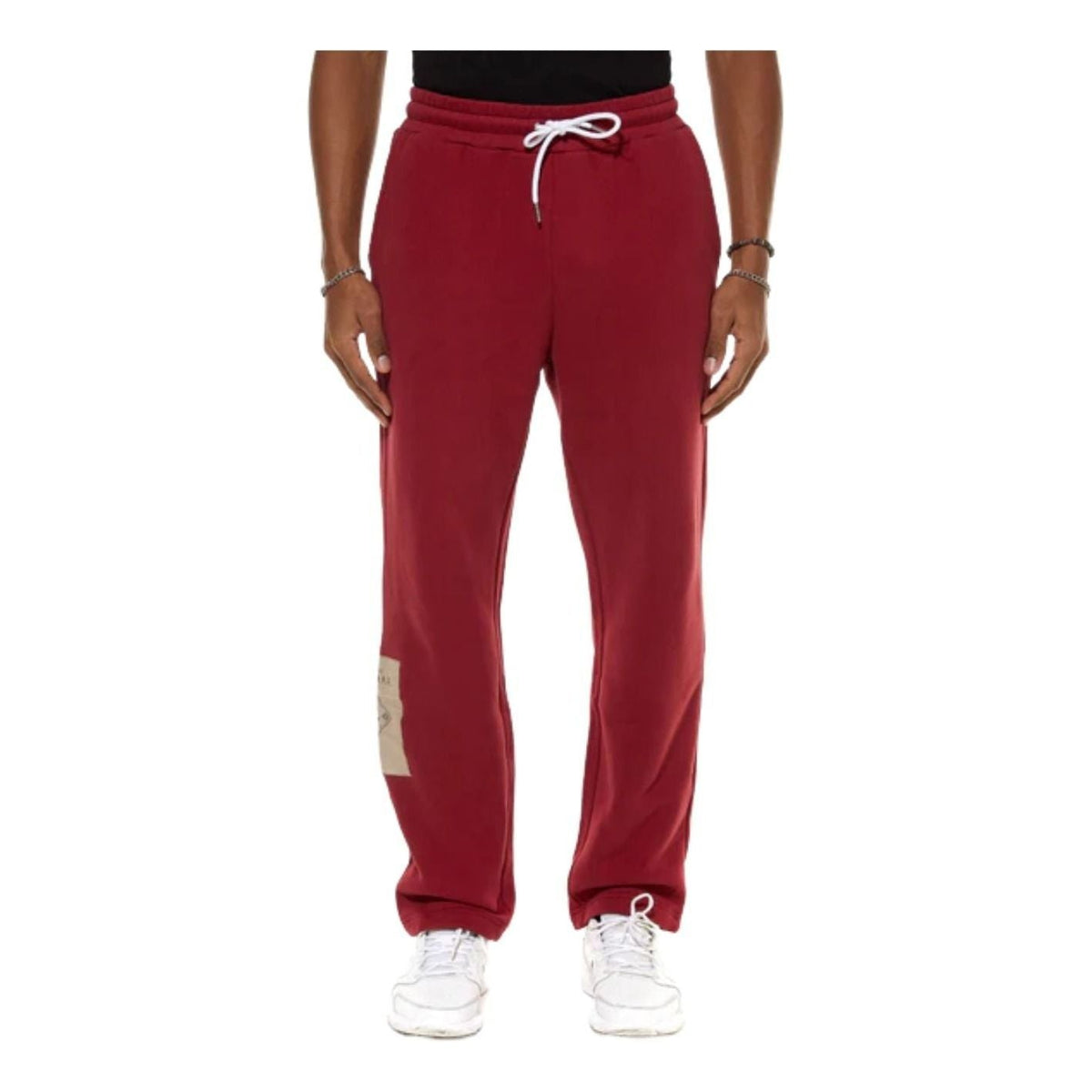 House of Cenmar Drawstring-Fastening Waist Trousers 'Deep Red' HOC-BSP