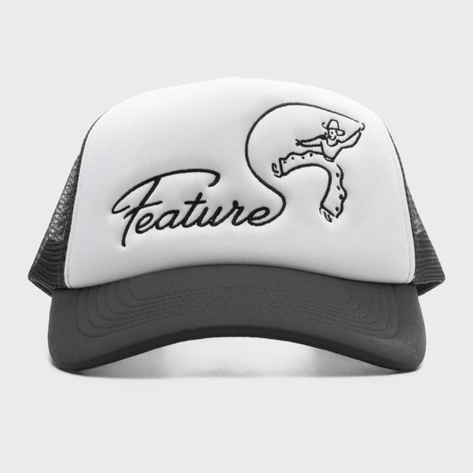 Cowboy Trucker - Black/White