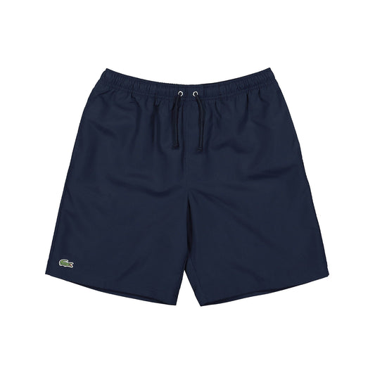 Solid Diamond Weave Taffeta Shorts