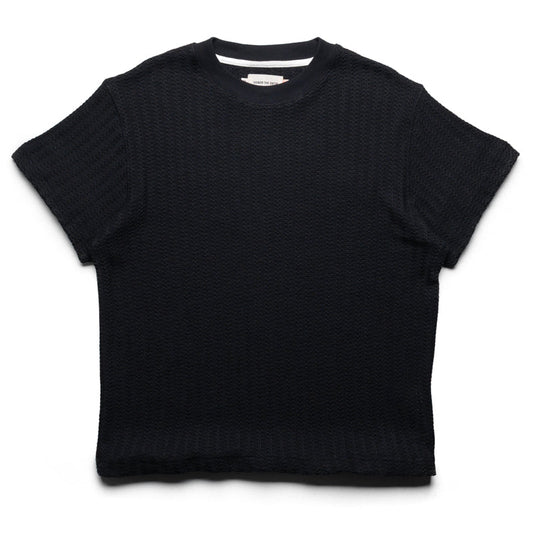 Honor The Gift Cable Knit Tee - Black
