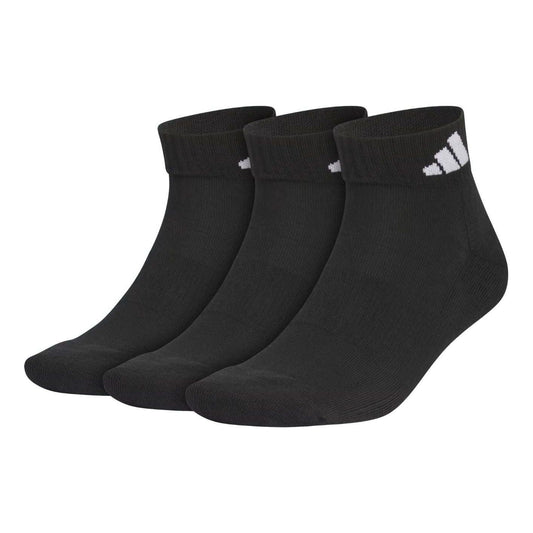 adidas Cushioned Sportswear Ankle Socks 3 Pair Pack 'Black' JC9271 - adidas Professional Edition