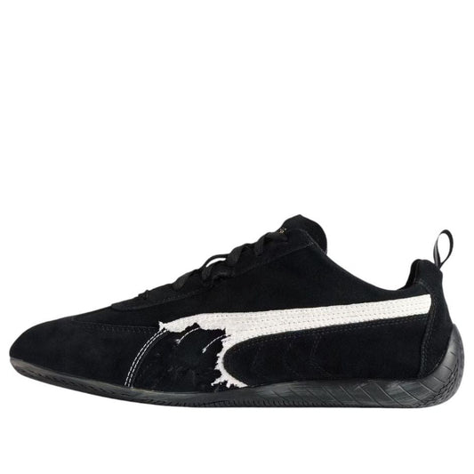 Balenciaga x Puma Speedcat Suede 'Distressed Black White' 847146WSDSD1090