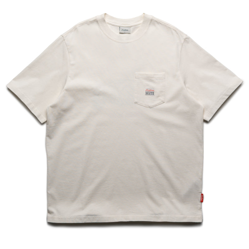 Malbon Golf Vista Union Made Tee - Ivory