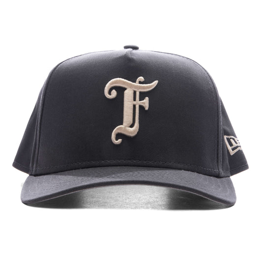 9FIFTY Curved A-Frame Old English F Snapback - Graphite
