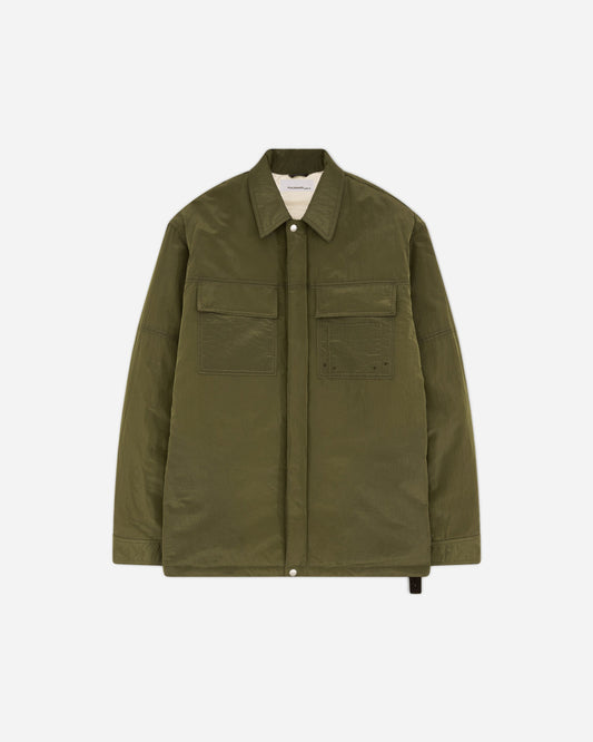Men's Padded Overshirt Military Green