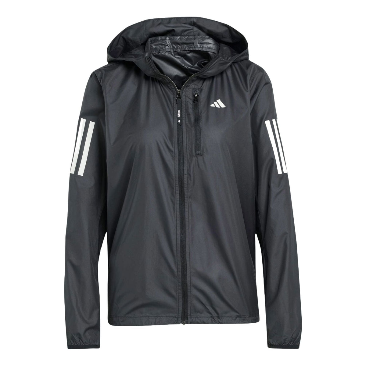 (WMNS) adidas Own The Run Jacket Asia Sizing 'Black' IN1576