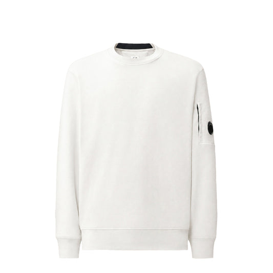 C.P. Company Diagonal Raised Fleece Crew Neck Lens Sweatshirt