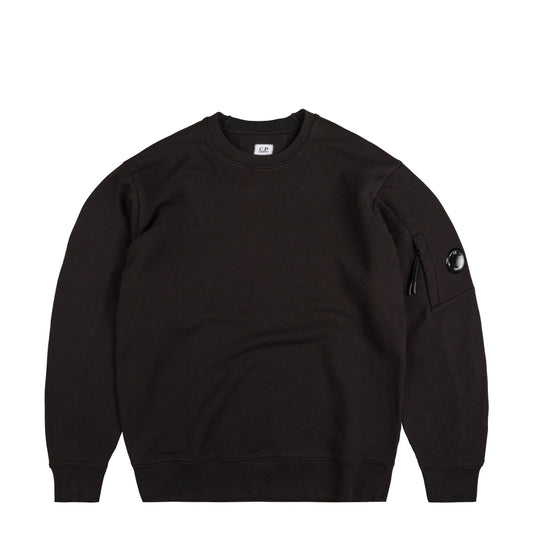 C.P. Company Diagonal Raised Fleece Crew Neck Lens Sweatshirt