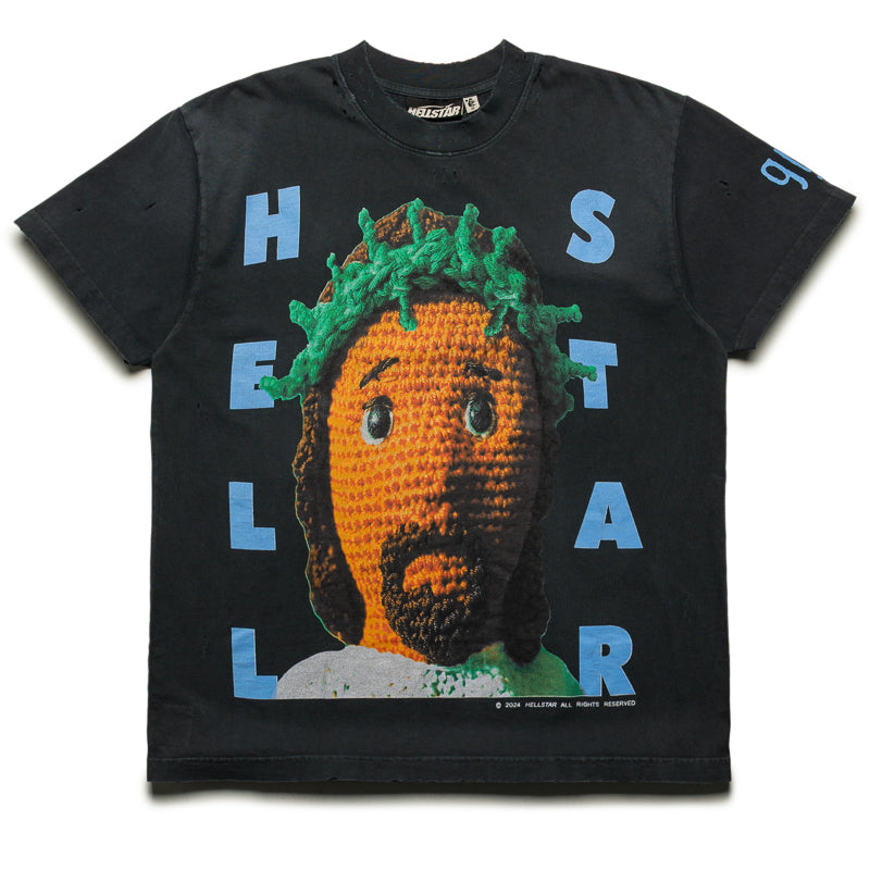 Hellstar Crochet Jesus Tee - Black