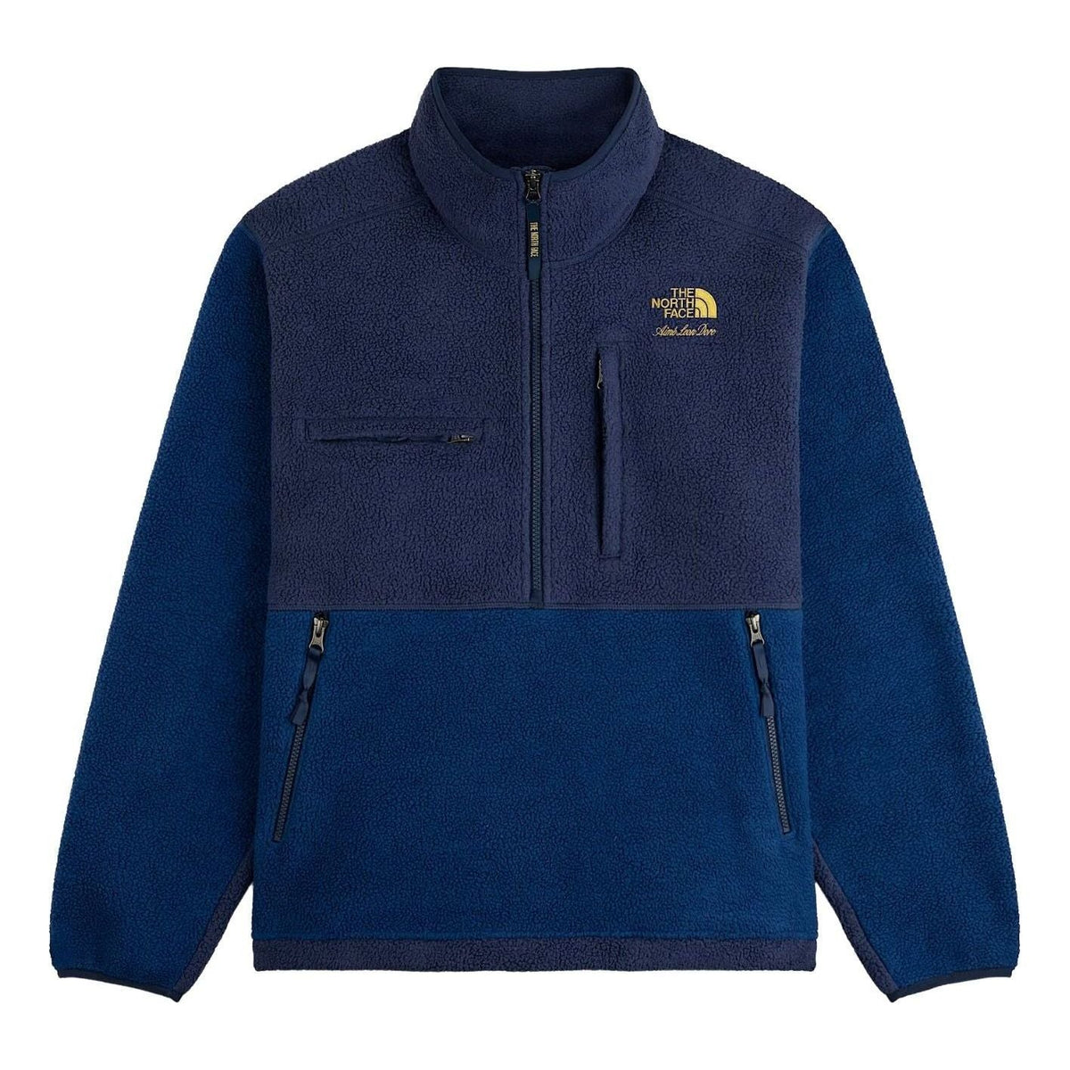 THE NORTH FACE x Aimé Leon Dore Fleece 1/2 Zip '95 Denali Jacket 'Estate Blue' NF0A8KCC-D1R - THE NORTH FACE Professional Edition