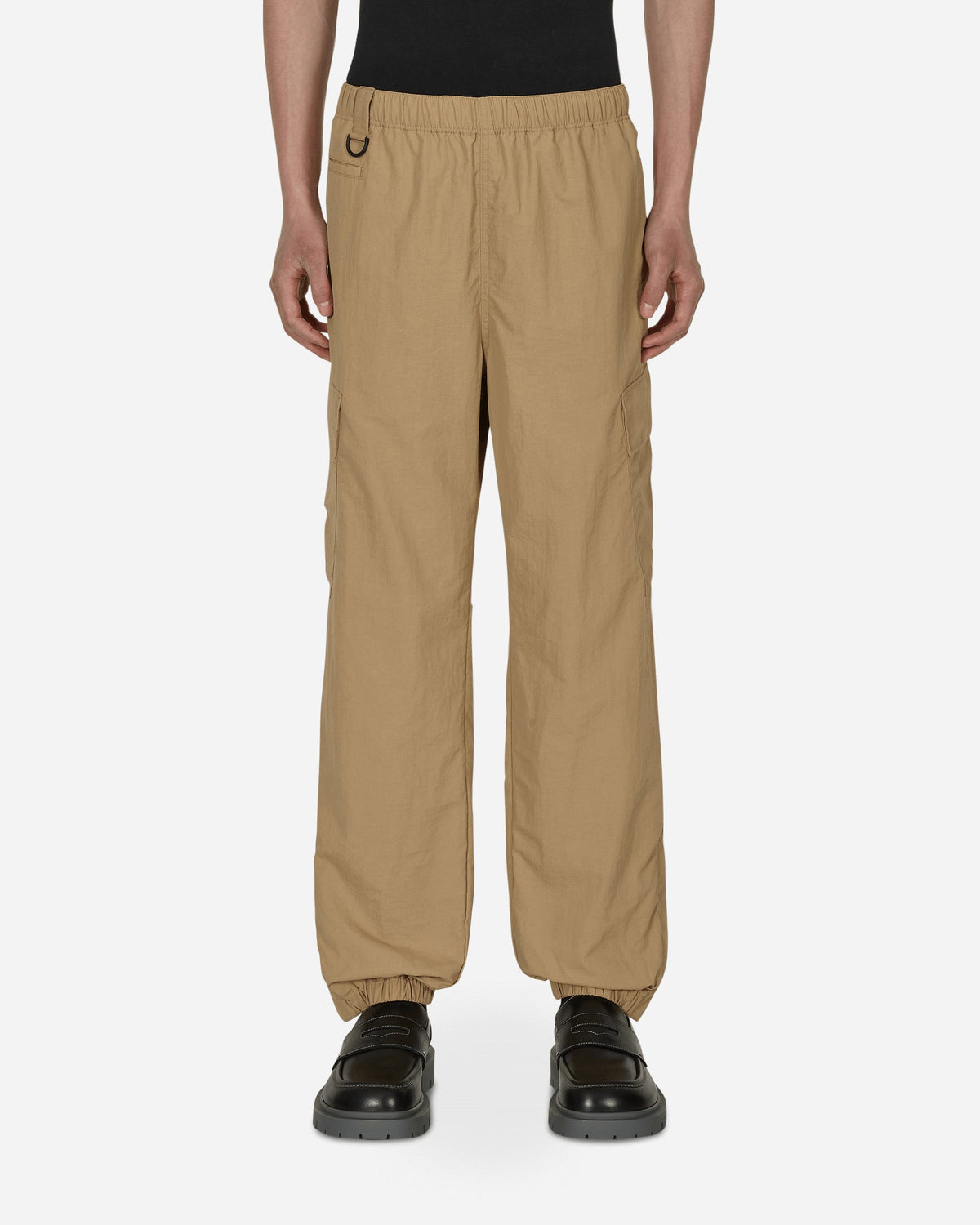 Nylon Cargo Pants Beige