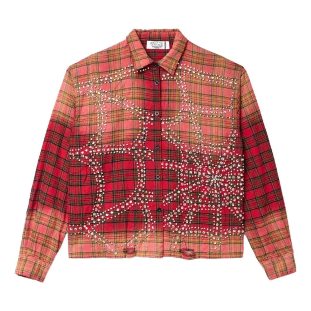 Vale Red Haze Flannel Shirt 'Red' 11451-1SS2404VFHFR-RED