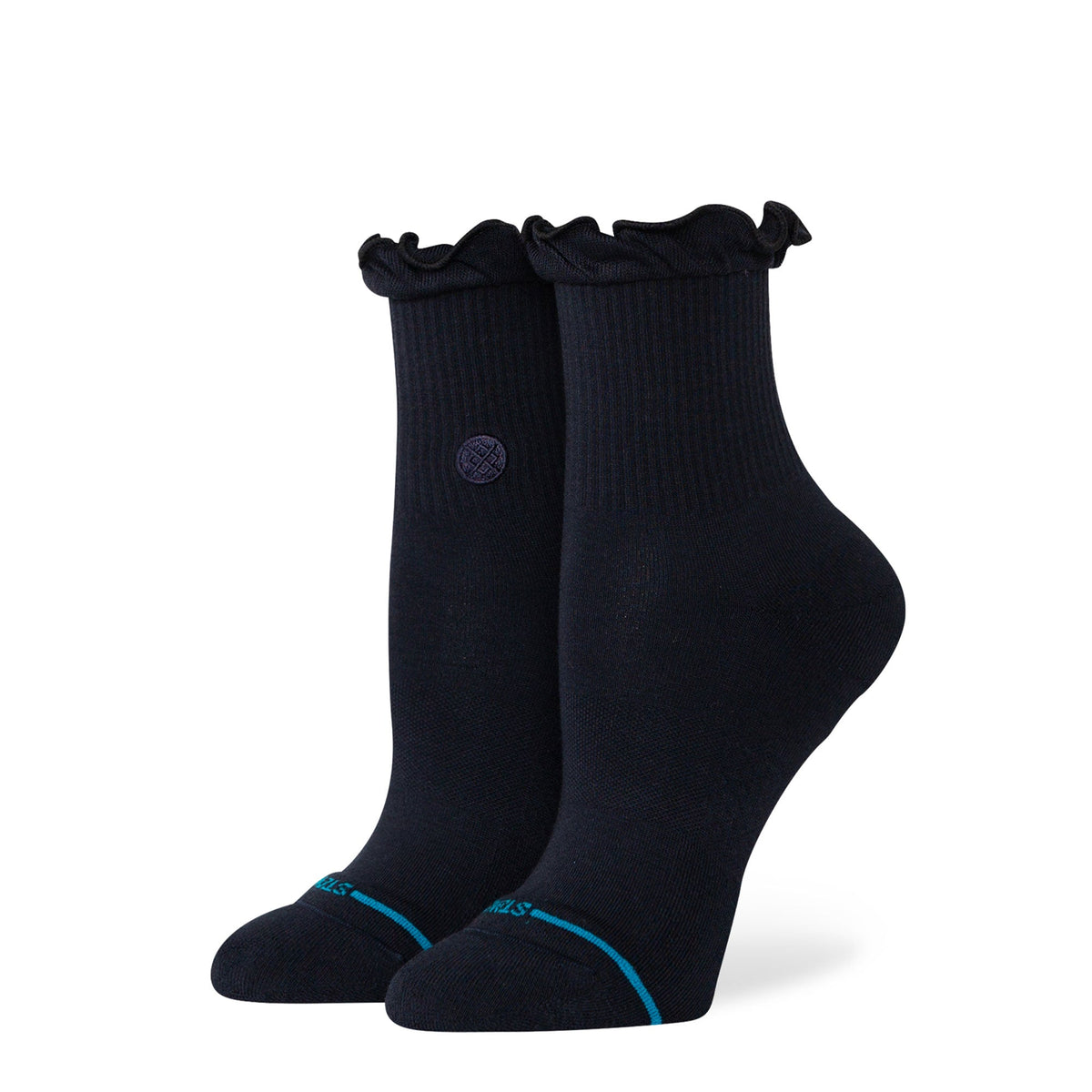 Wmns Ruffle Icon Quarter Socks