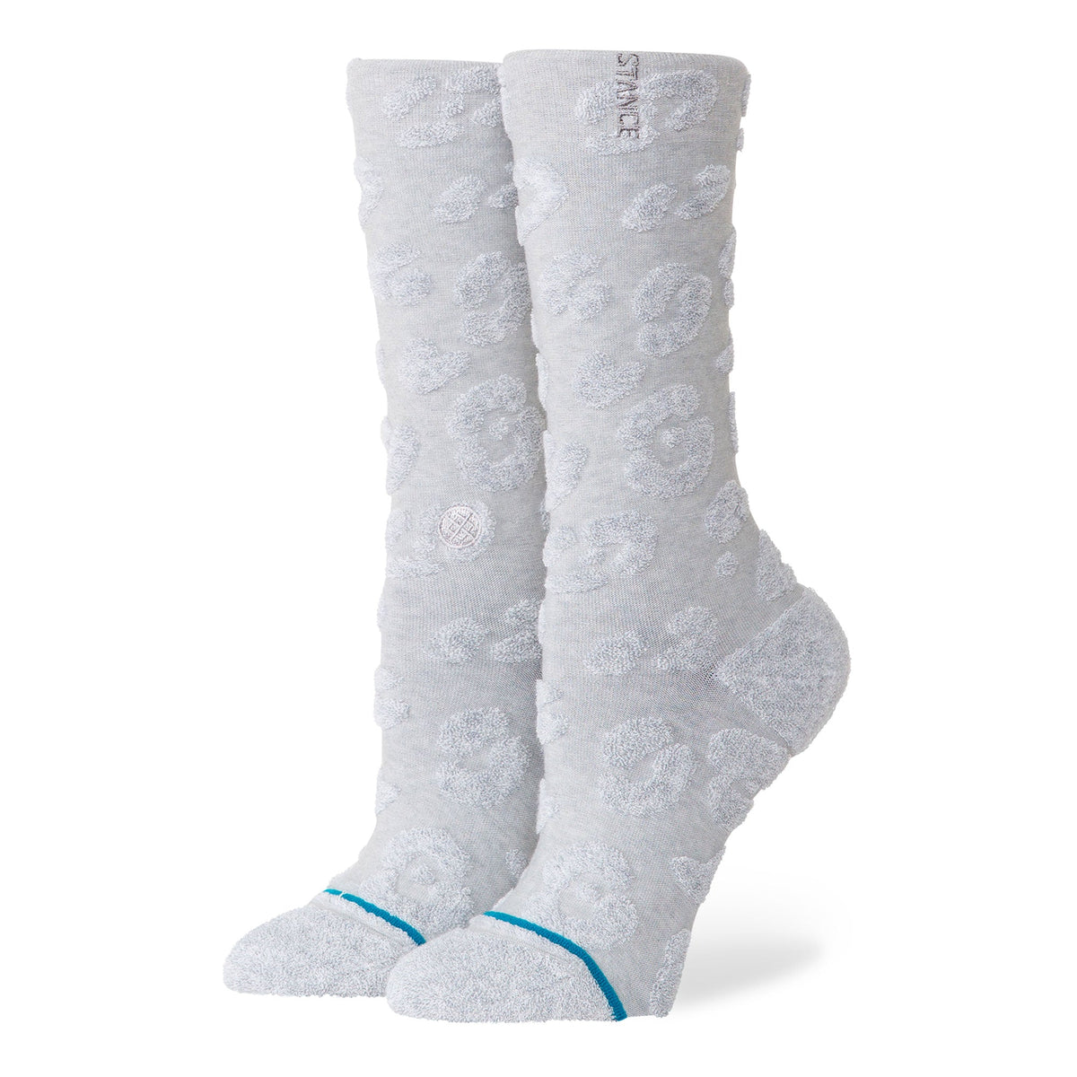 Wmns Terry Cheetah Crew Socks