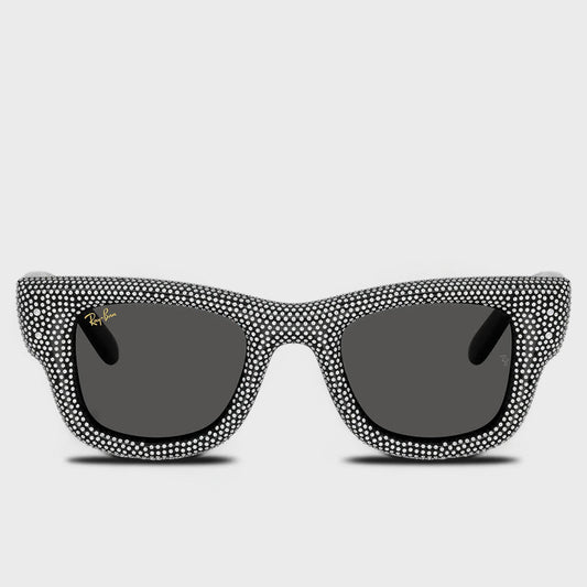 Wayfarer Puffer Crystal Pavé Edition - Black/Strass Pave